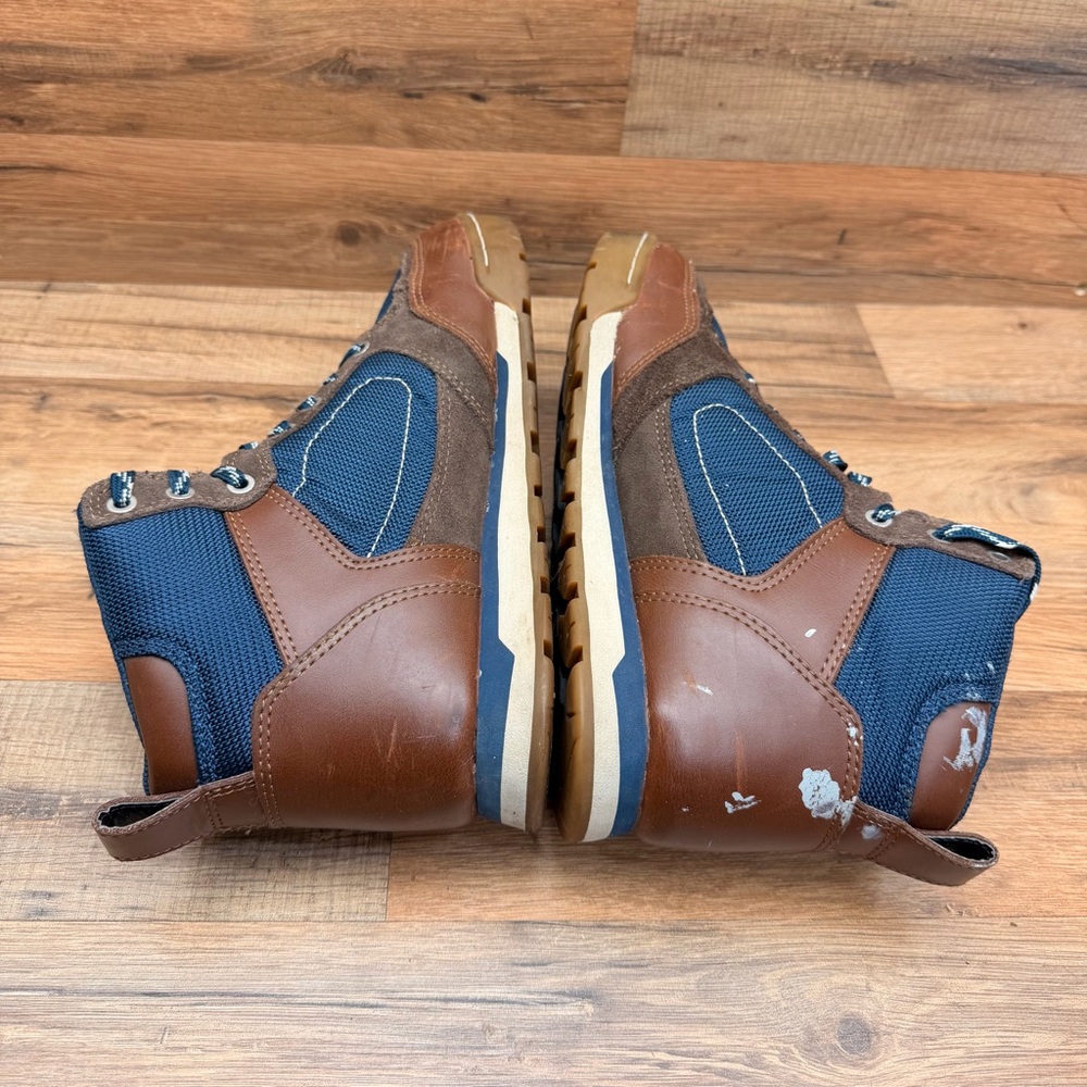 Forsake Men's size 10.5 Clyde Hiking Boots Blue and Brown - Picture 4 of 9